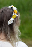 Kiara Dried Field Flower Hair Crown