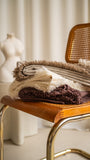 Linen Throw/Blanket Brown