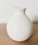 Jenna White Ceramic Vase